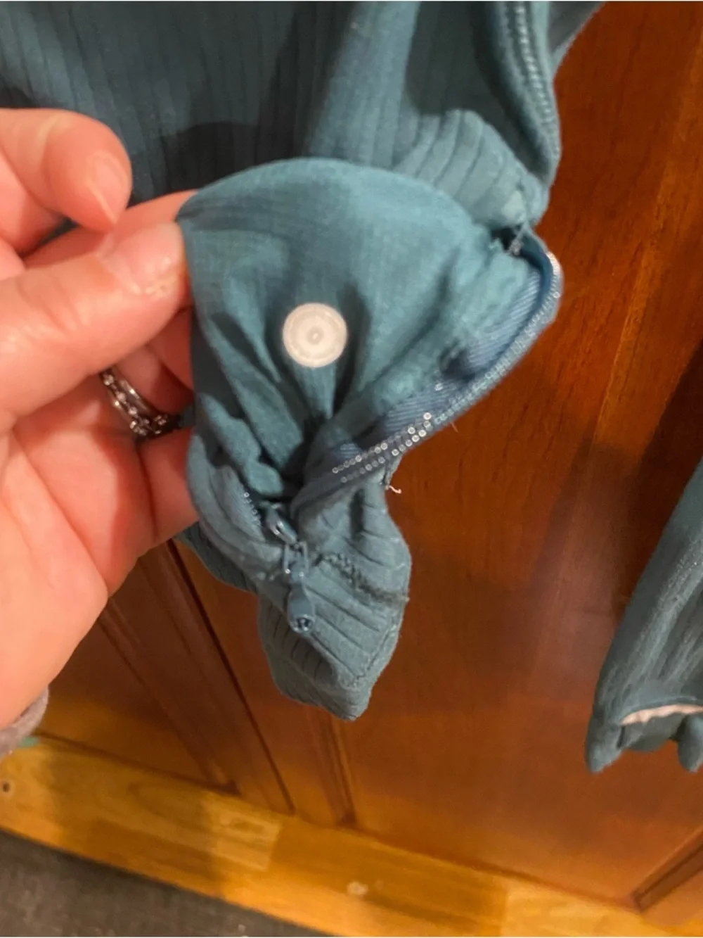 Lululemon It's Rulu Run Ribbed Cropped Half Zip - Picture 6 of 8